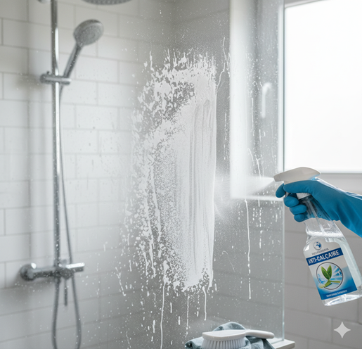 Comment enlever le calcaire sur une paroi de douche : méthodes efficaces